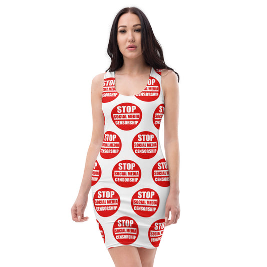 Censorship Cut & Sew Dress