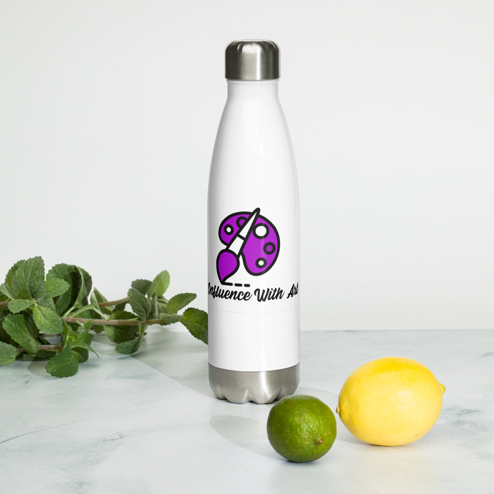 Influence With Art Stainless Steel Water Bottle