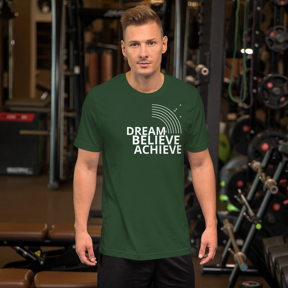 Dream Believe Achieve Short-Sleeve Unisex T-Shirt