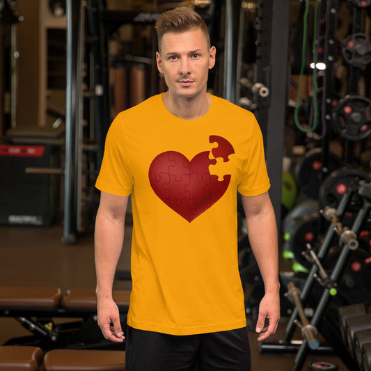 My Heart Is In Pieces Short-Sleeve Unisex T-Shirt