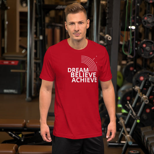 Dream Believe Achieve Short-Sleeve Unisex T-Shirt